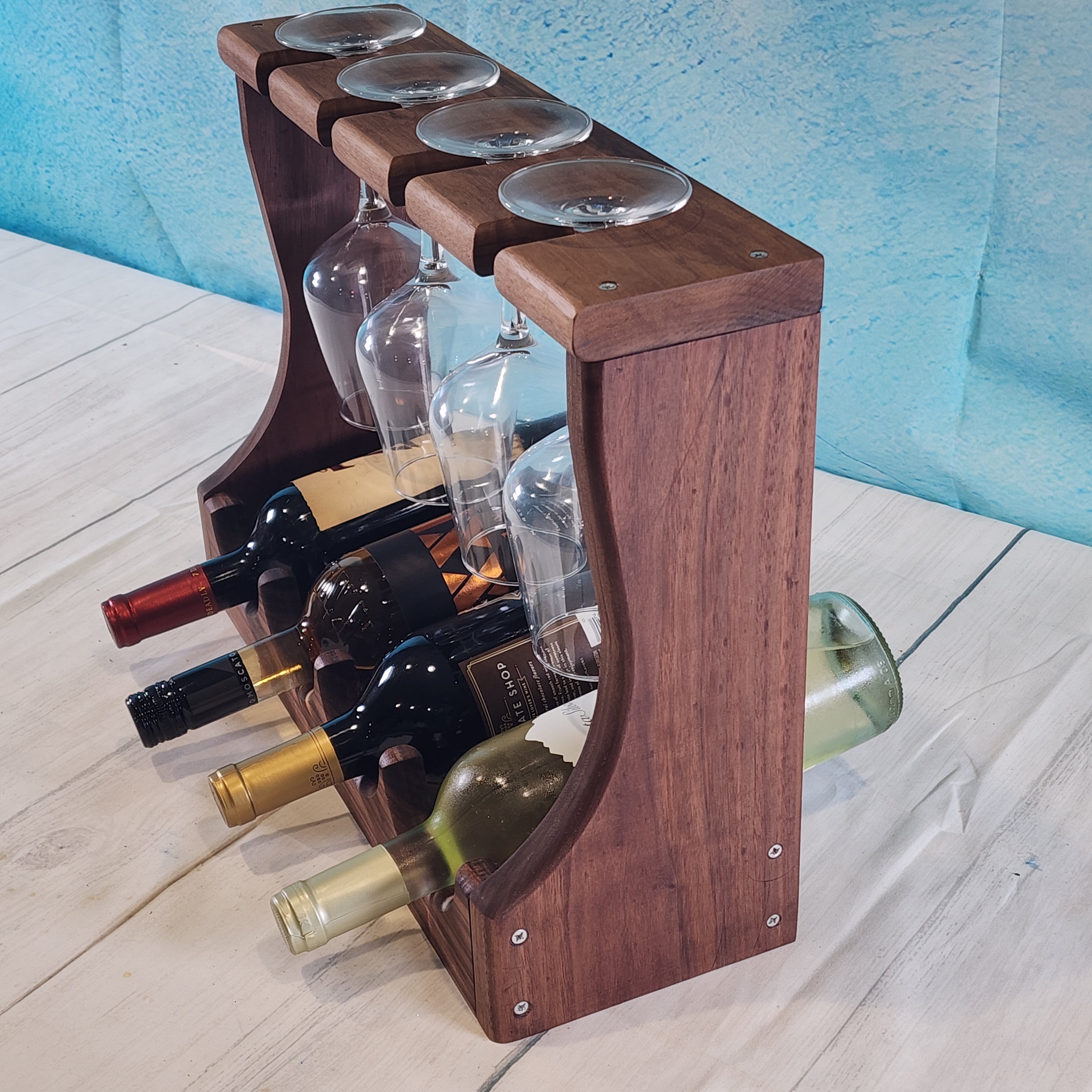 Tabletop Wine Rack/Stemware Holder