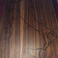 Charcuterie with Italy Inlay - Black Walnut / Purpleheart