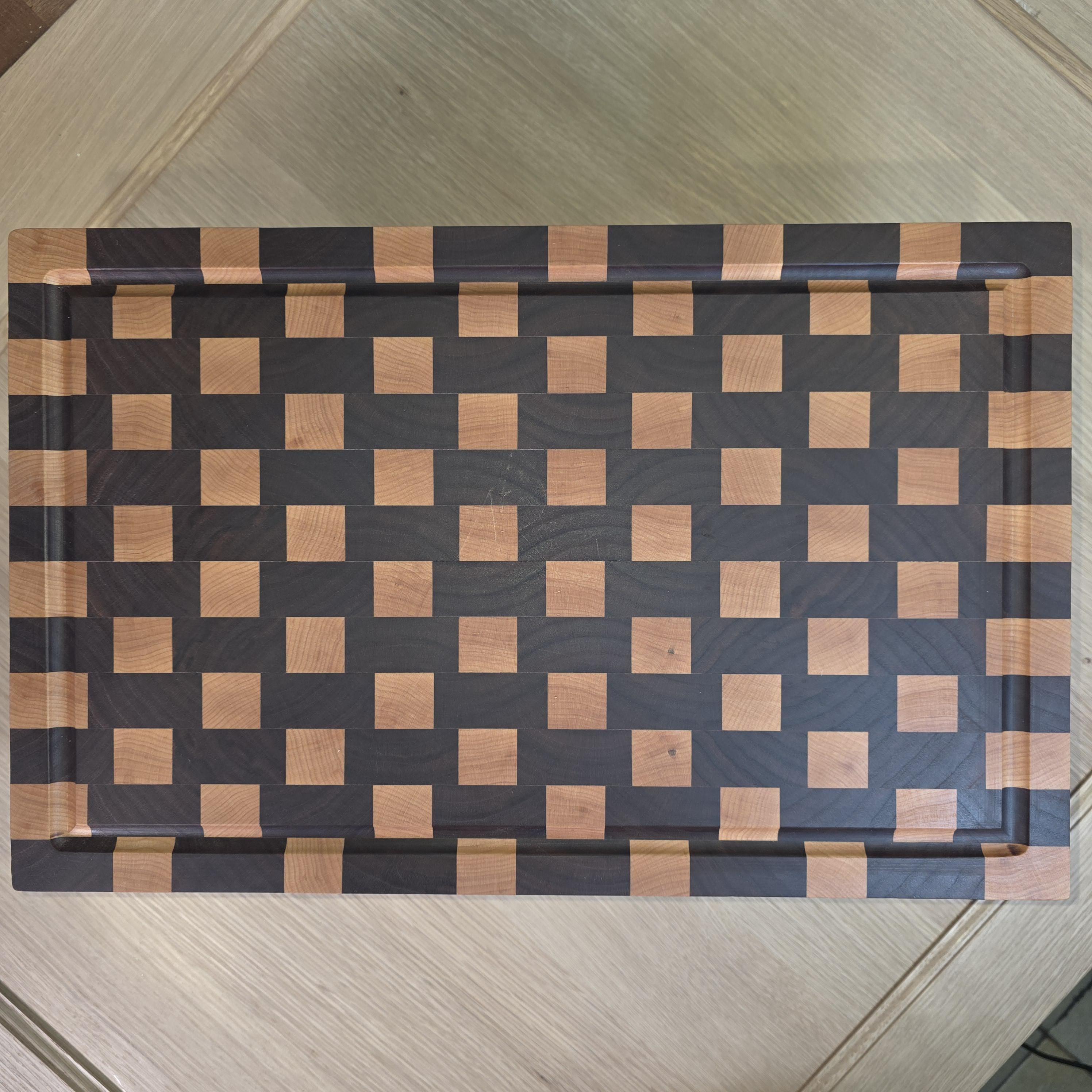 End-Grain - Block Weave Pattern