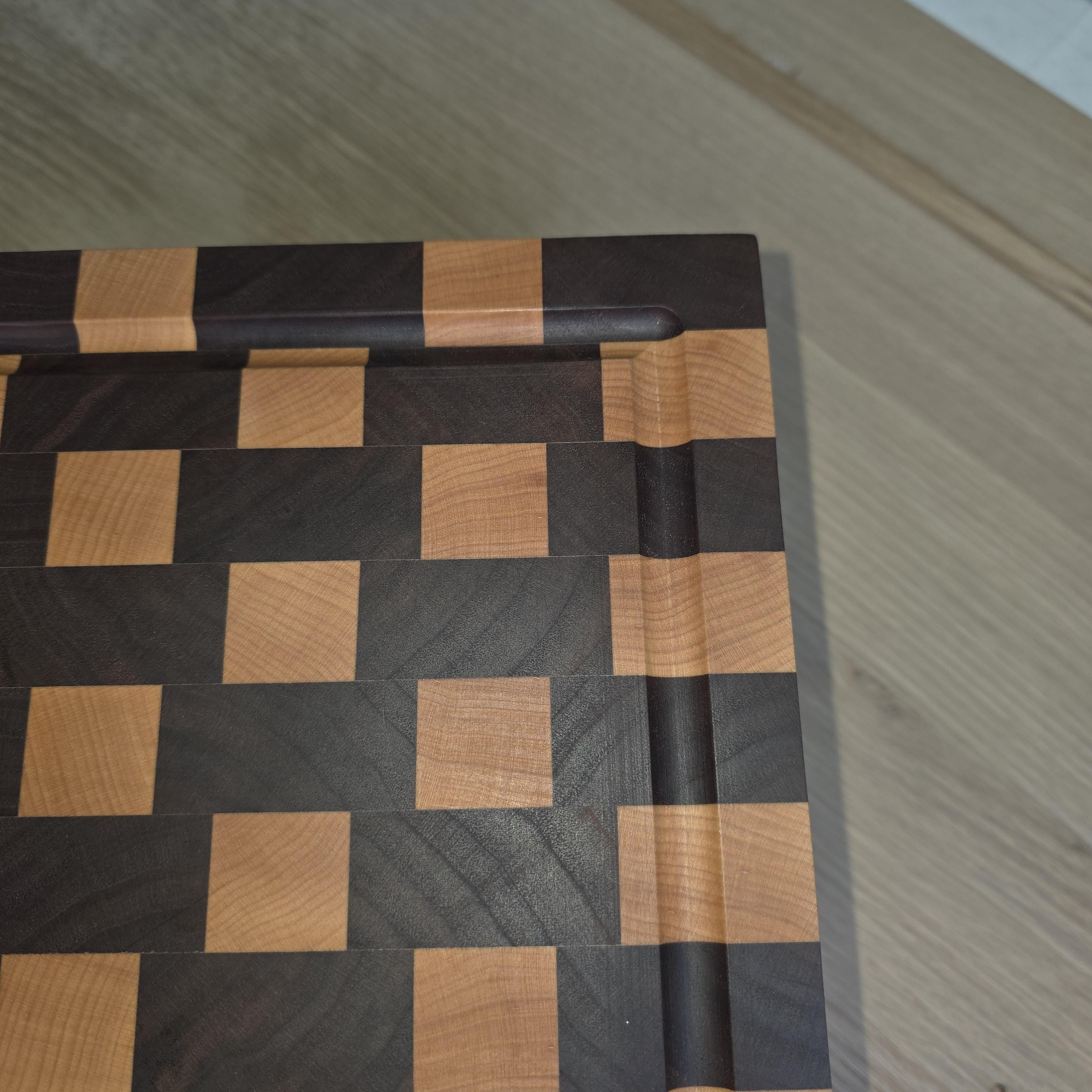 End-Grain - Block Weave Pattern