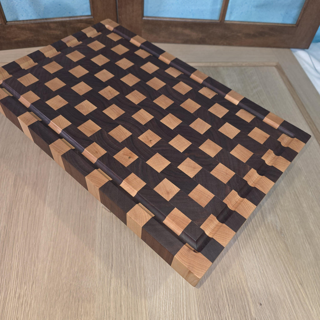 End-Grain - Block Weave Pattern