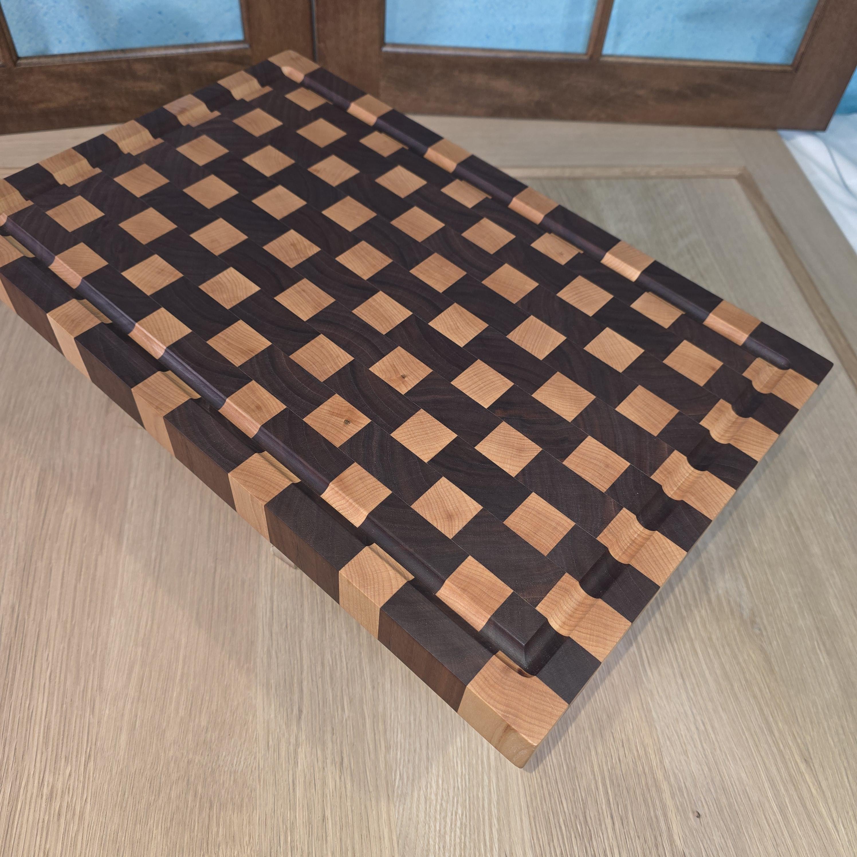 End-Grain - Block Weave Pattern